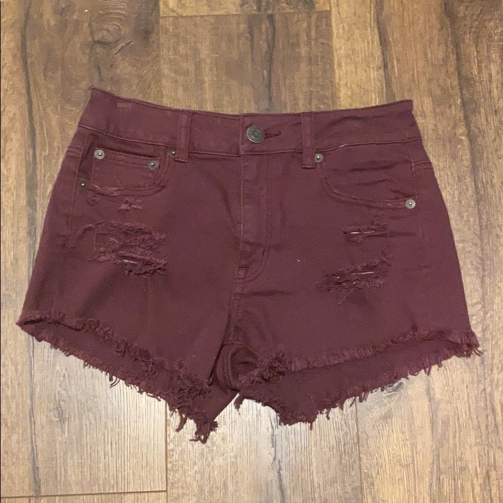 American Eagle plum shorts